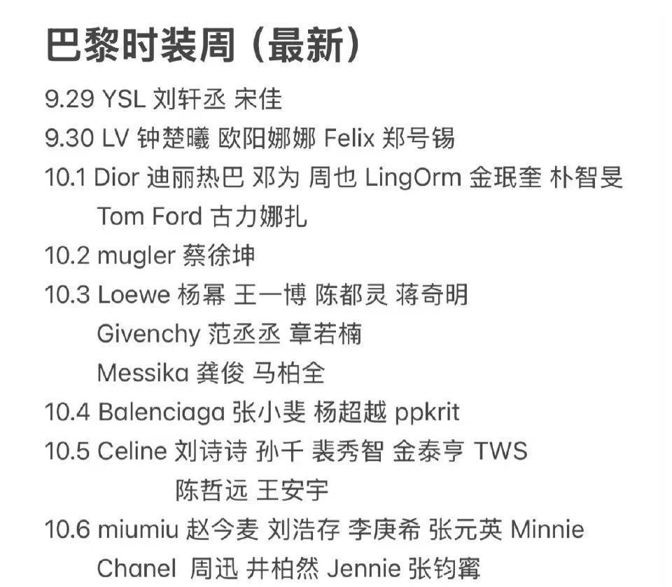 张元英的回旋簪还在发力，巴黎时装周dior查无金智秀此人，miumiu小公主在秀