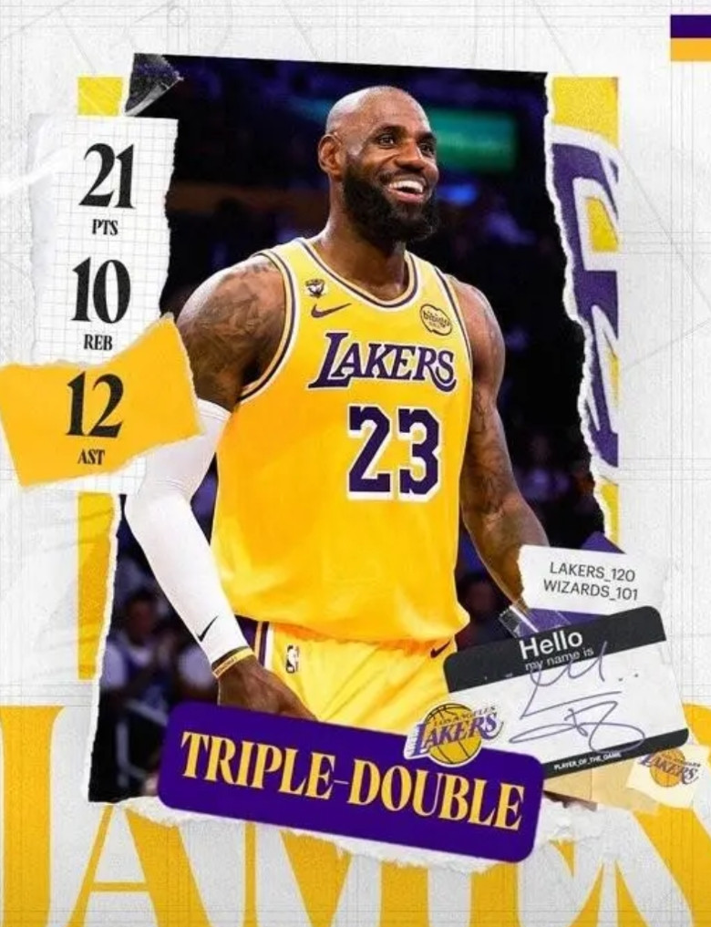 就是詹姆斯，把数据打成了没有什么意义，因为论数据，他的得分、篮板、助攻，在历史上