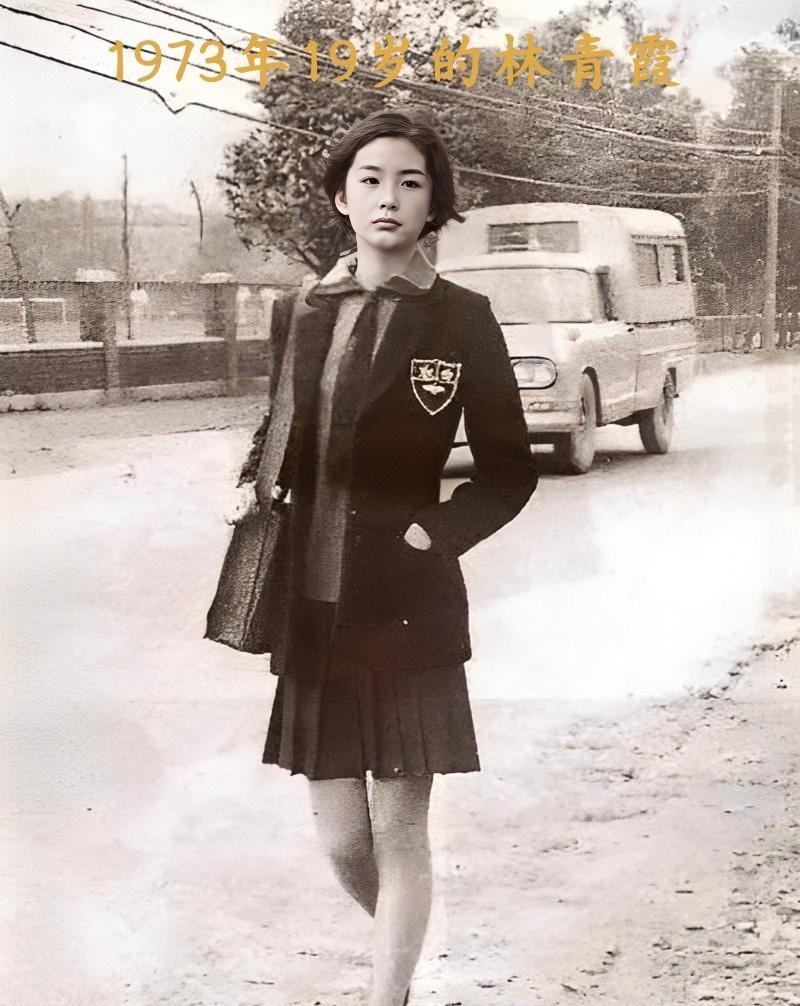 林青霞，1973年，19岁。