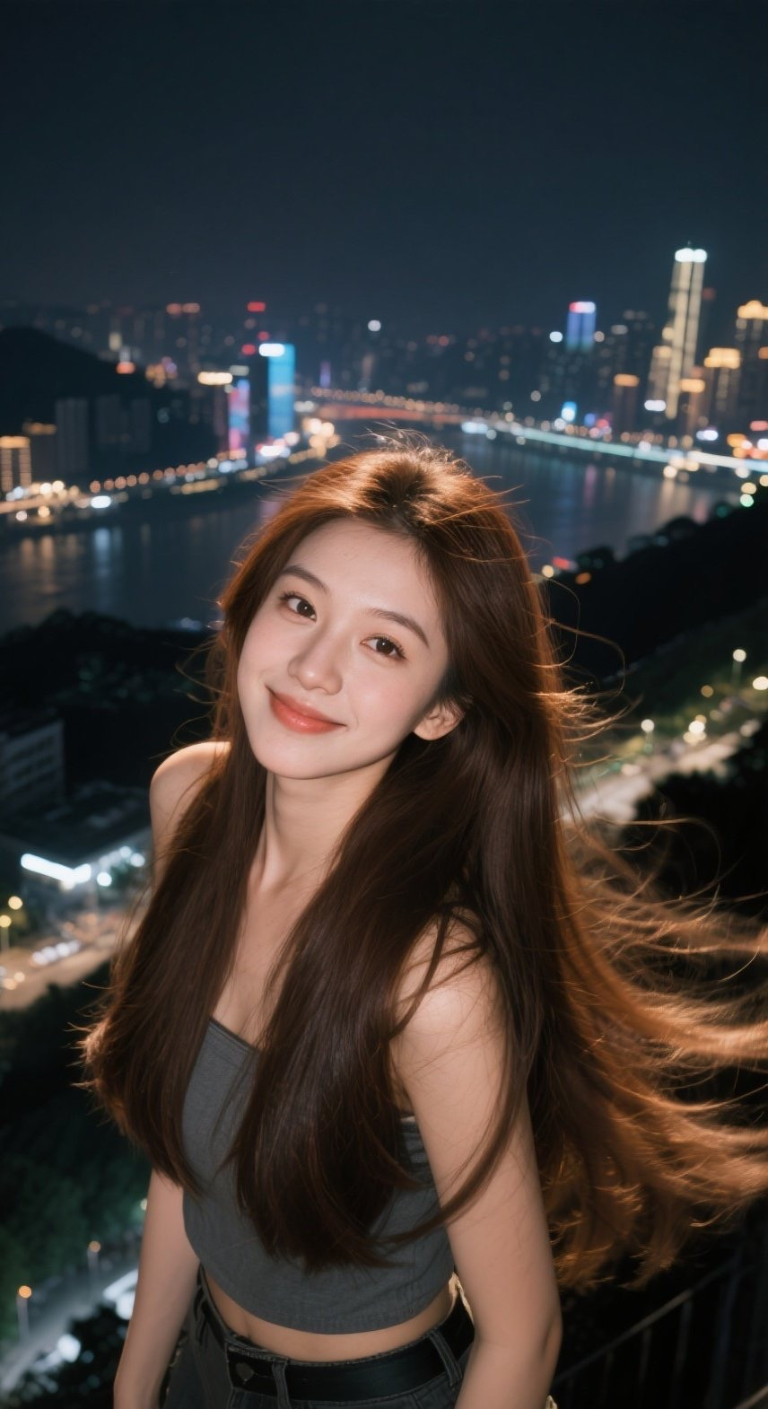 夜色撩动心扉，佳人回眸倾城