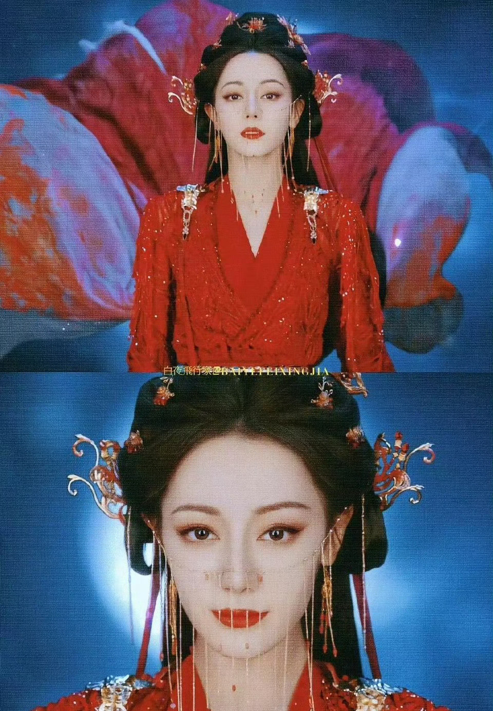 迪丽热巴的贺思慕看起来真的很不错，万鬼之王​​​，造型好酷！​​​