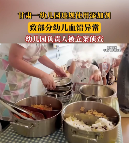 幼儿园违规使用添加剂致幼儿血铅异常，说的太委婉了，什么叫血铅异常，就是铅中毒了！