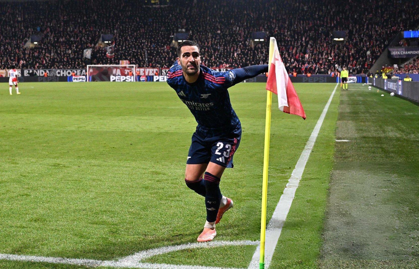 阿尔特塔谈梅里诺作为前锋的成长：“这是上赛季学会的，当时我们长期没有正印中锋可用