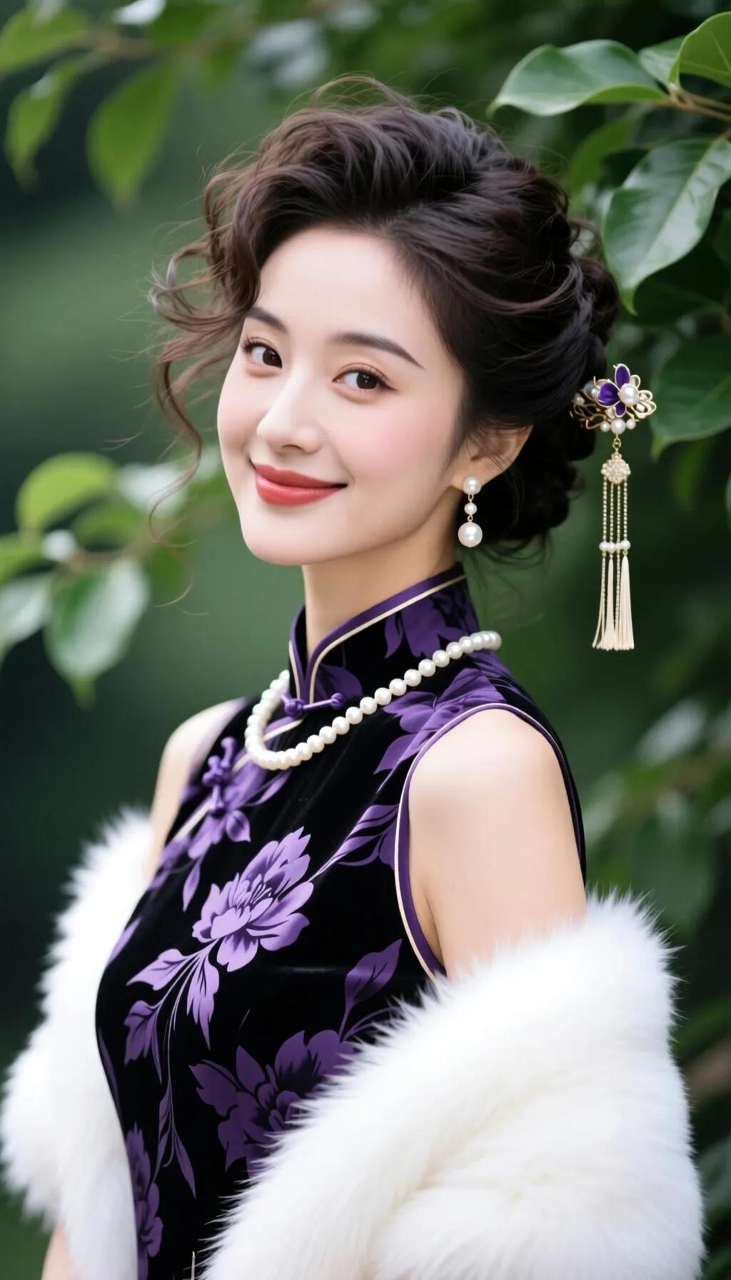 古装之美我爱旗袍美丽的姑娘