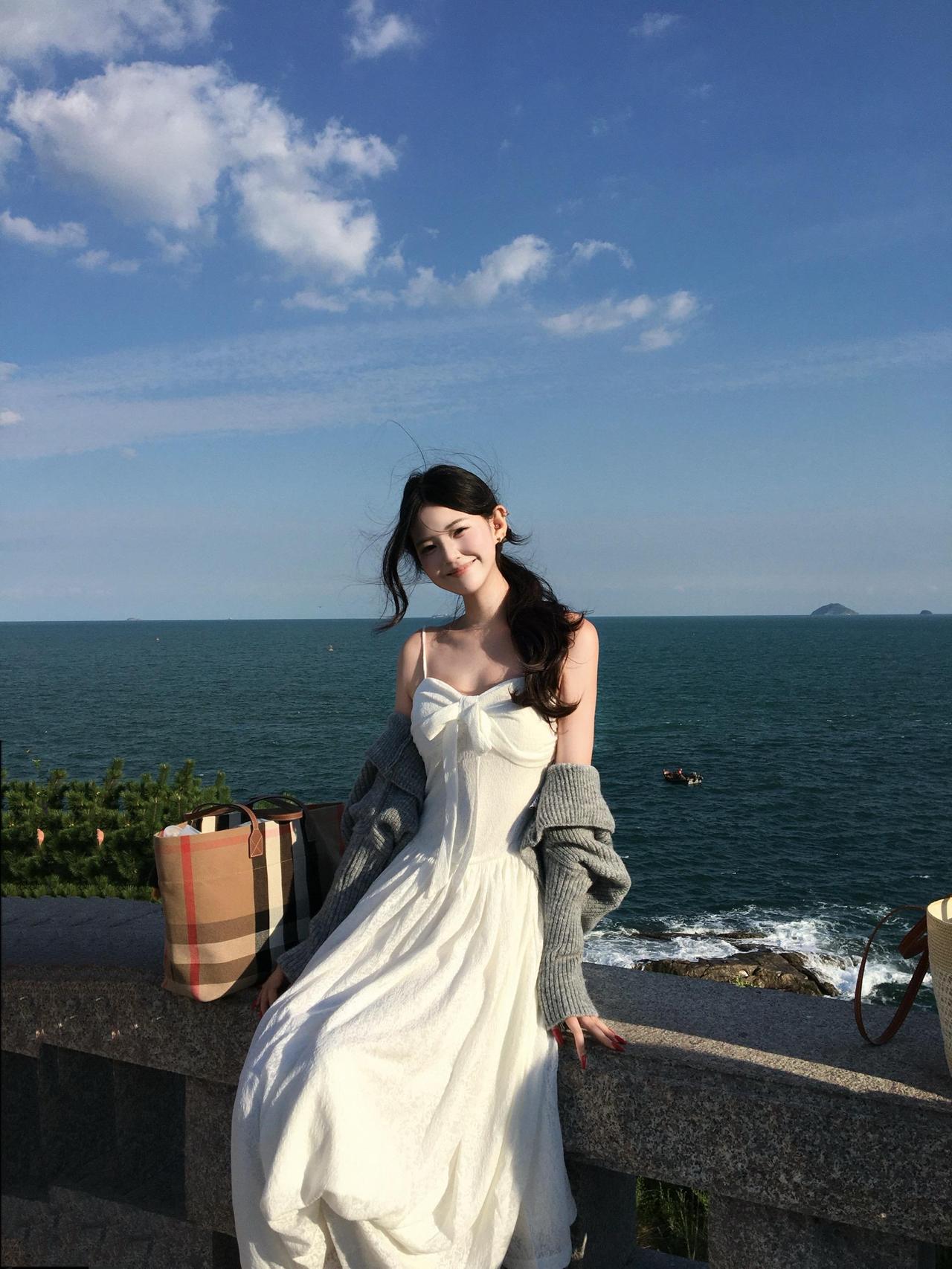 吹海边的风～