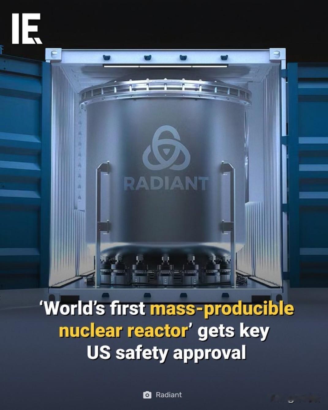 Radiant公司的Kaleidos微型反应堆正按计划推进，目标是在20