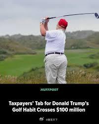 川普在第二任期的高尔夫行程已让美国纳税人承担超过1亿美元川普在第二任期的高