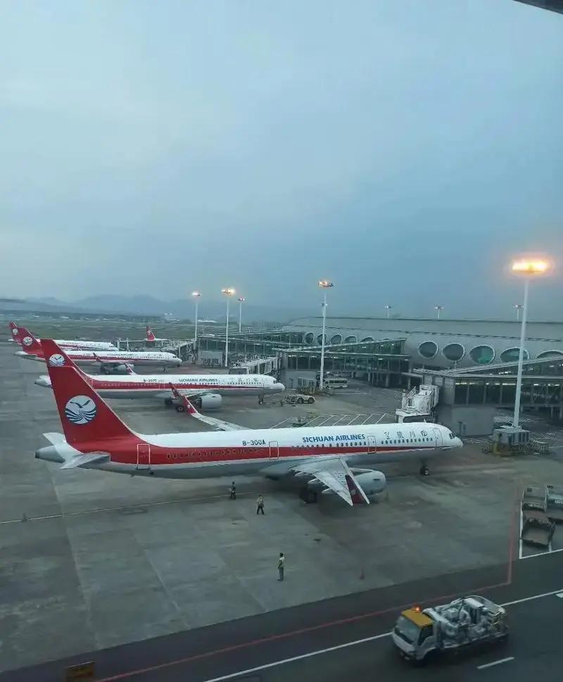 重庆江北国际机场不知什么情况，进入11月份，客流居然出现了微小的同比下降！而且是
