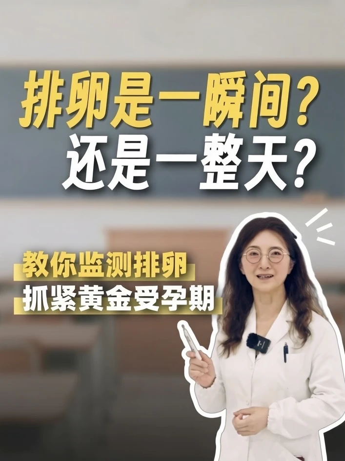 排卵是一瞬间还是一整天？备孕抓紧哪几天？