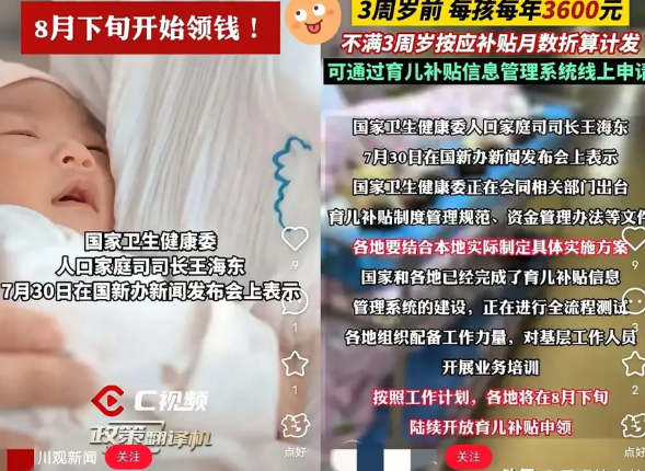 小林现在估计肠子都悔青了！她后悔的不是申请育儿补贴，也不是公婆突然变脸，而是