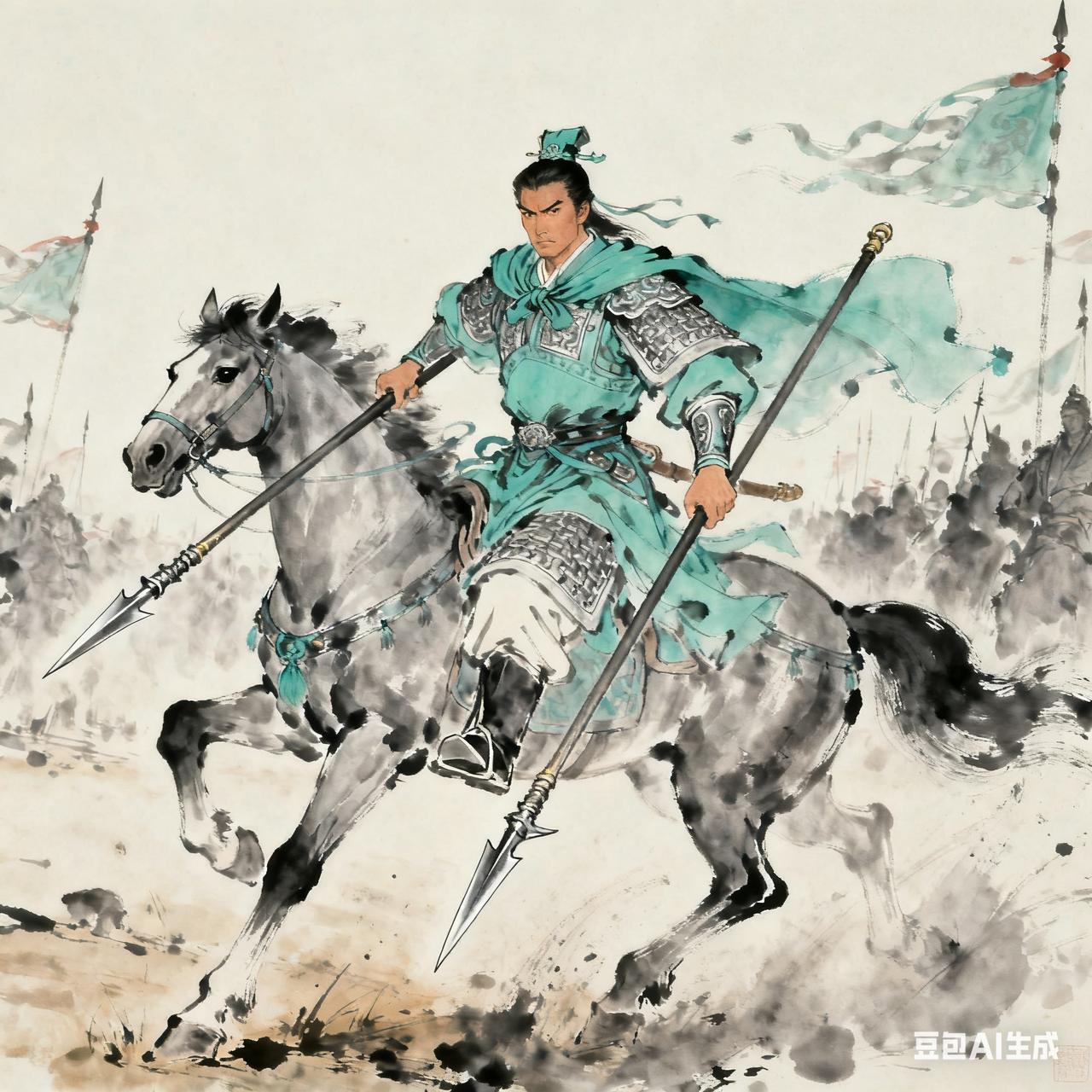 水浒传隐藏的三国名场面：董平的名号、绰号与三国赵云遇险的秘密关联。《水浒传