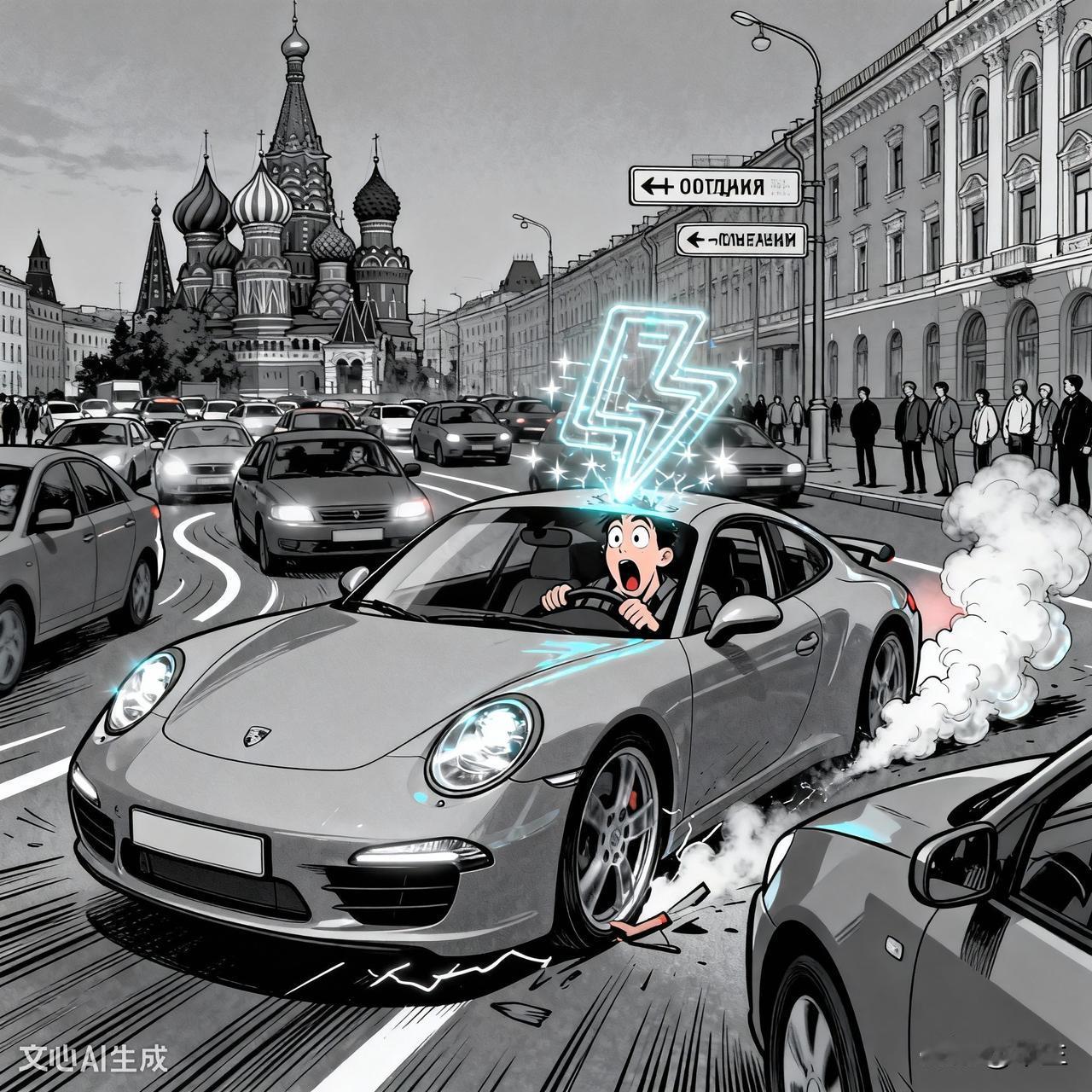 俄罗斯数百辆保时捷突遭“锁喉”，智能汽车安全警报拉响近日，俄罗斯多地数百辆保