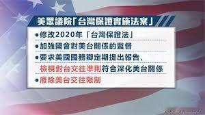 开胃小菜来了美国众议院口头通过“台湾保证实施法”和“台湾国际团结法”这应该是