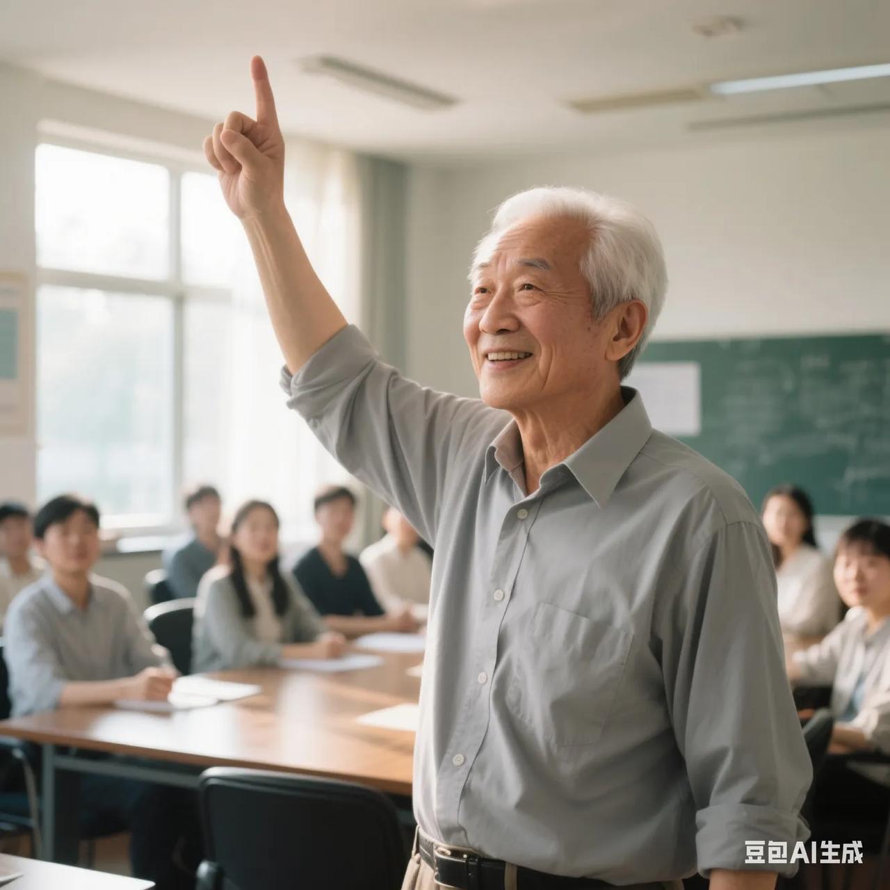 这次暑假教师培训，学校请了一个正高退休教师来讲课，说他来上课，不如说他来吹牛，夸