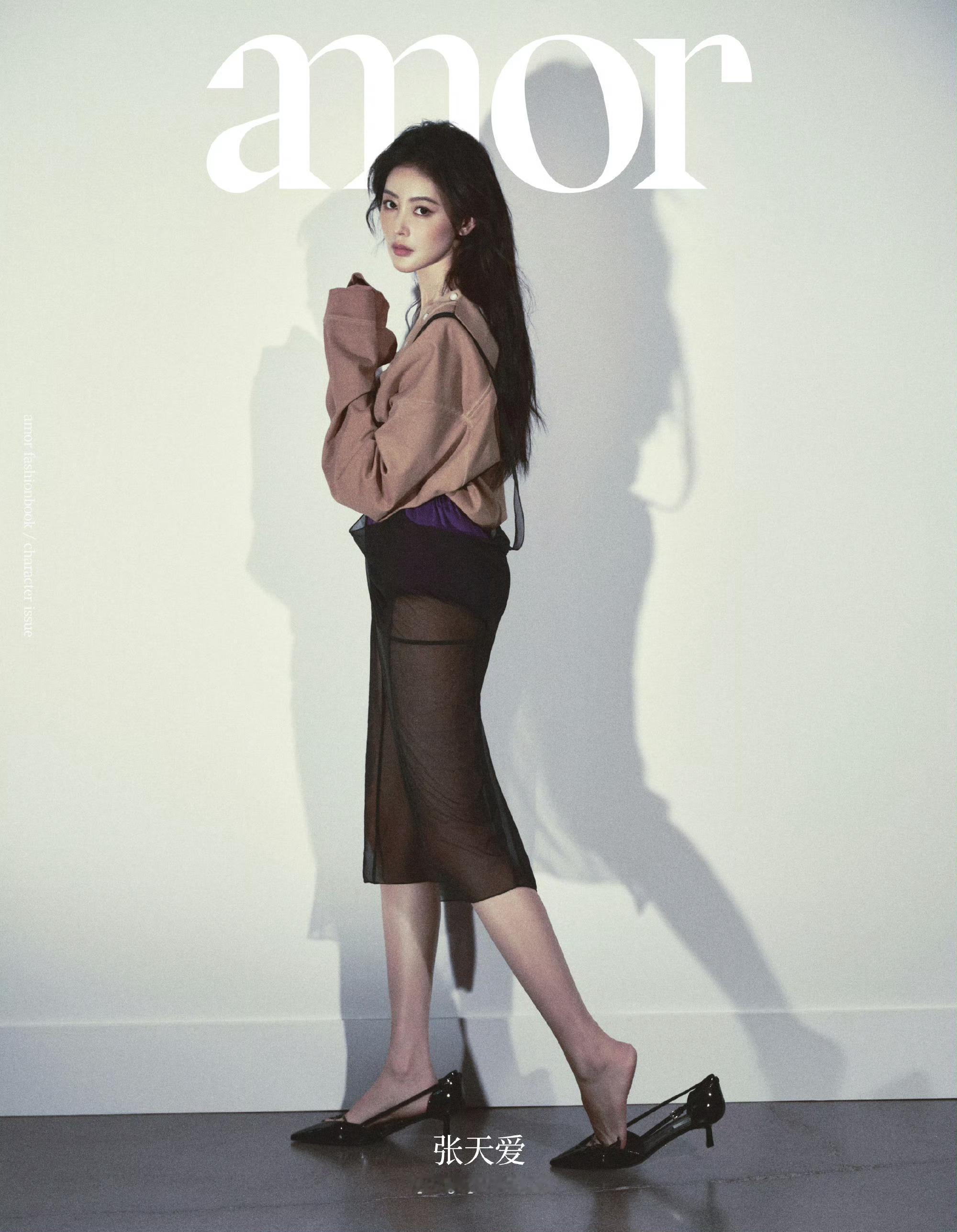 张天爱《AmOrFashionBook》第二十五期.2026春日特辑封面摄
