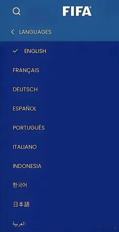 FIFA官网上不设中文？是侮辱吗？是的，是一种侮辱，但是，看淡他就是了。从某