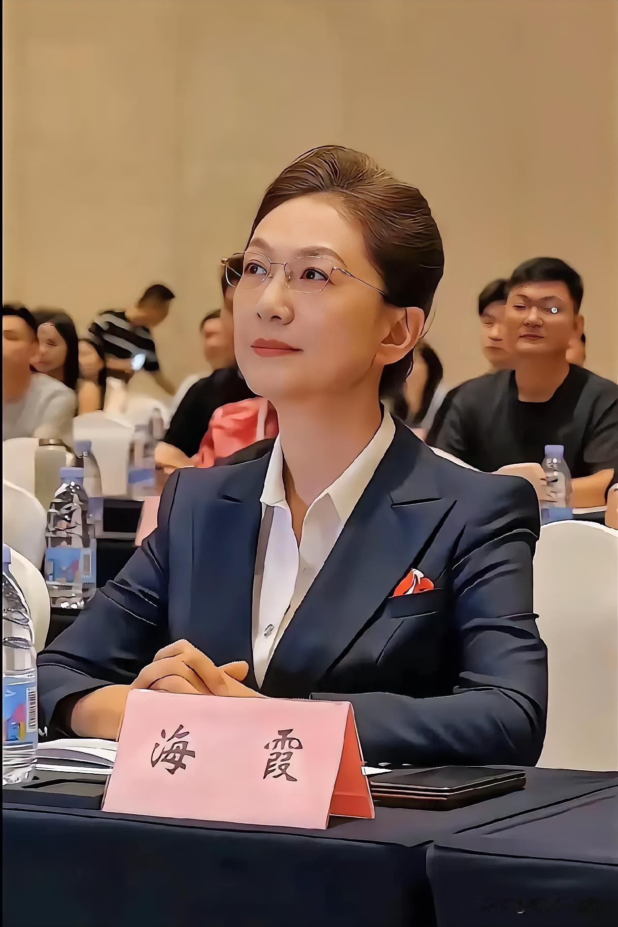岁月不饶人，看到前央视主持人海霞头发都白了，现在海霞当官就不一样了，这穿搭，这气