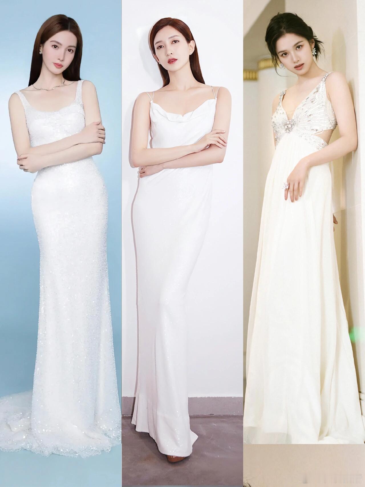 18位女星白色礼服盘点！优雅性感仙女图鉴周也|白鹿|古力娜扎宋轶|关