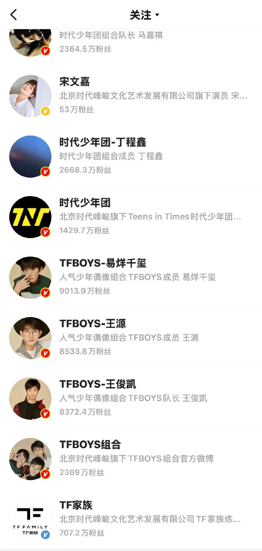 11月12日，开通个人工作室账号，陈天润新账号认证是演员，且只关注了tf1代