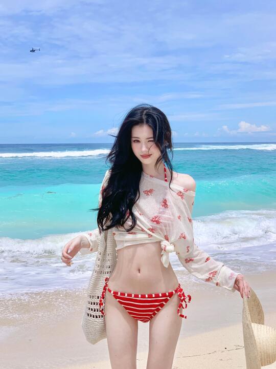 我在海岛晒太阳