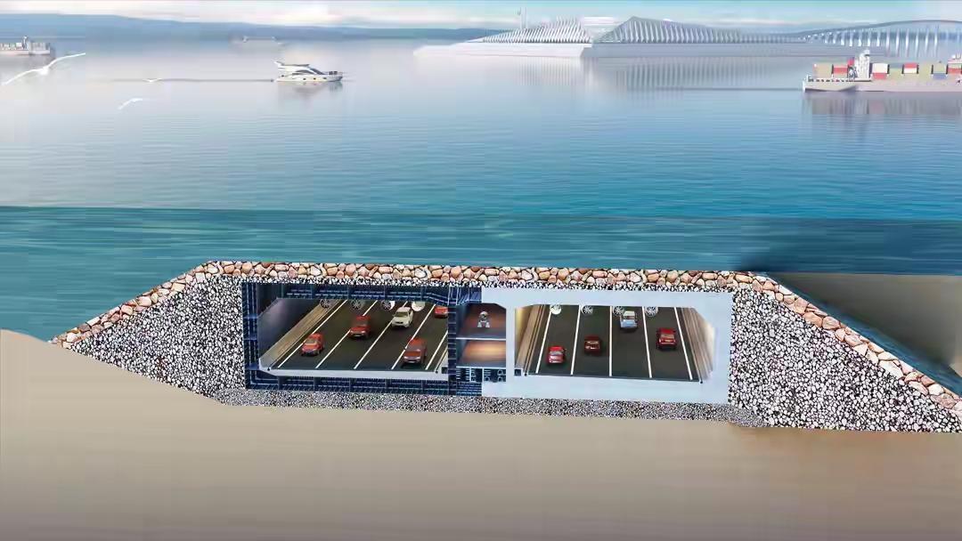 中国建世界最长海底高铁隧道！大海满满都是水，隧道是怎么挖的？这是位于海平面下4