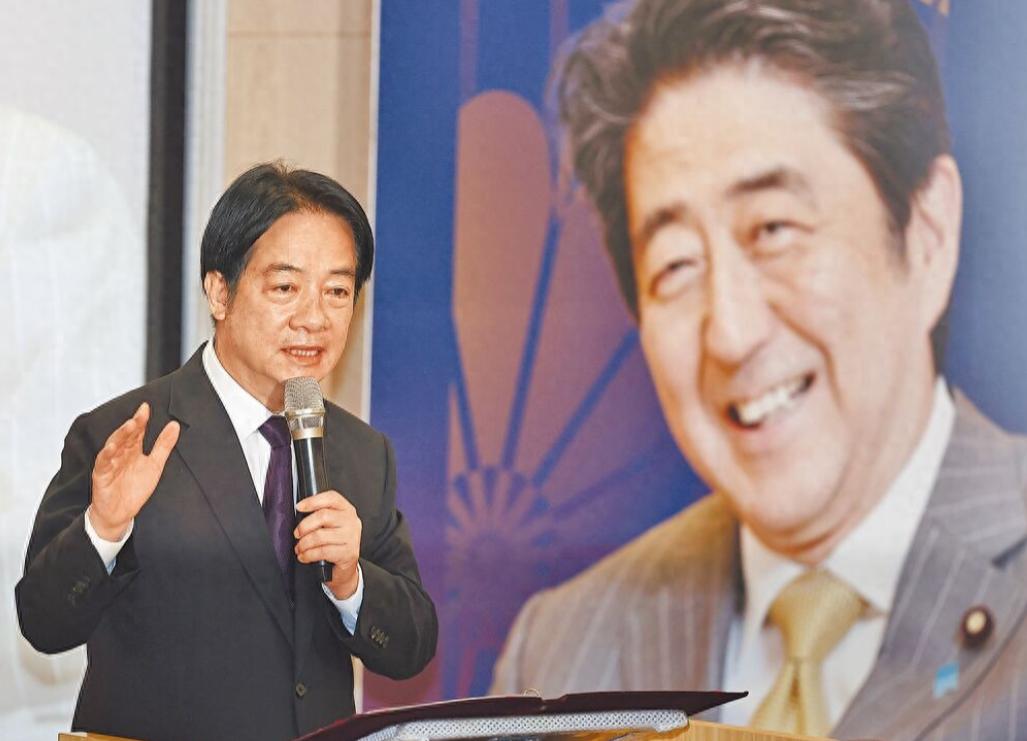 赖清德表示，中国大陆的武力迅速扩张，到今天为止，没有一枚炮弹打到台湾省，这都要归