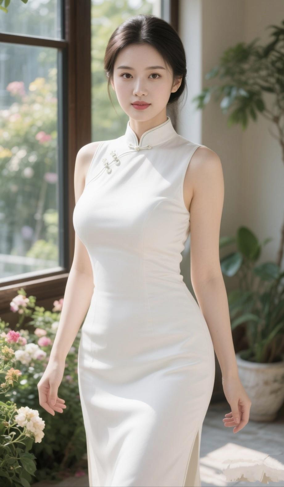 《旗袍裹身，岁月沉香》针脚藏起江南的月光盘扣轻扣，锁住一段旧时光锦缎如