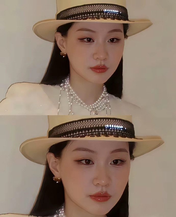 金靖的颜值密码：素颜看着普通，化妆后直接美到开挂！