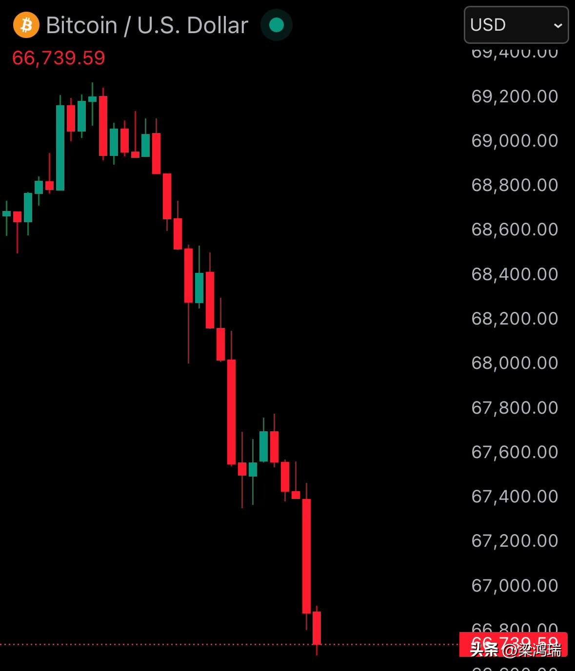 比特币（Bitcoin/USD）价格在2026年2月10日至11
