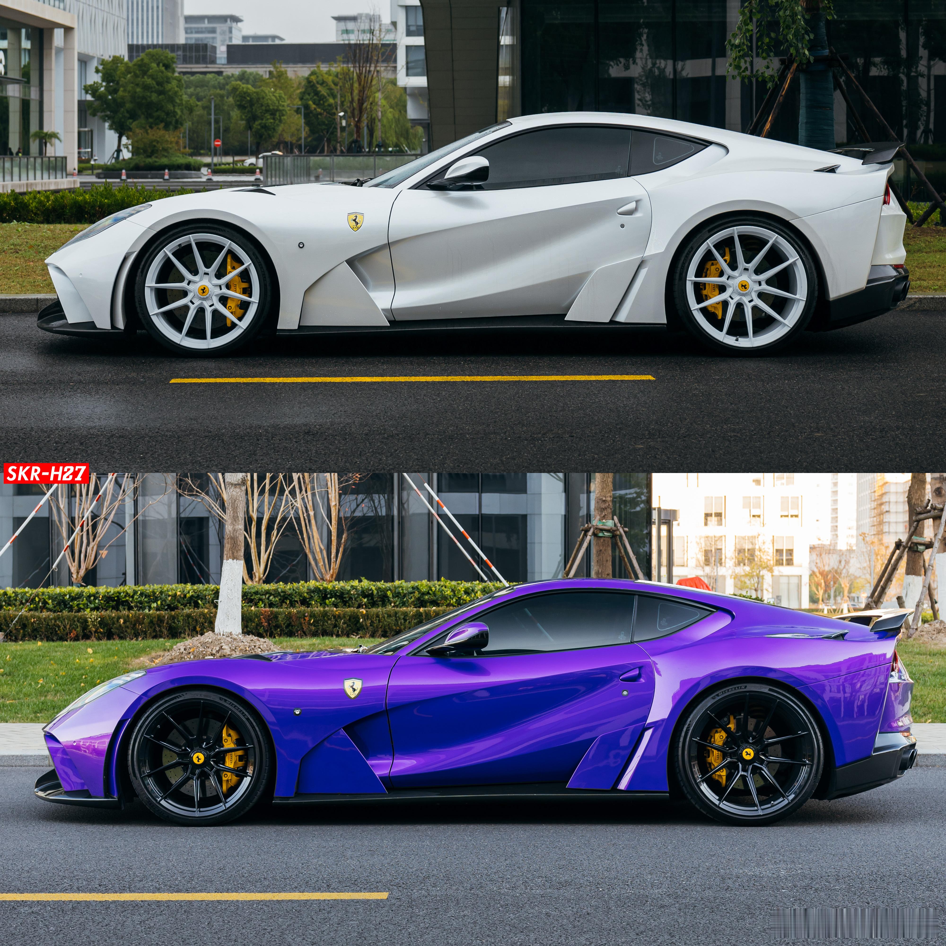 hao车摄法拉利812近一年拍过的法拉利812内外饰配色Ferrari