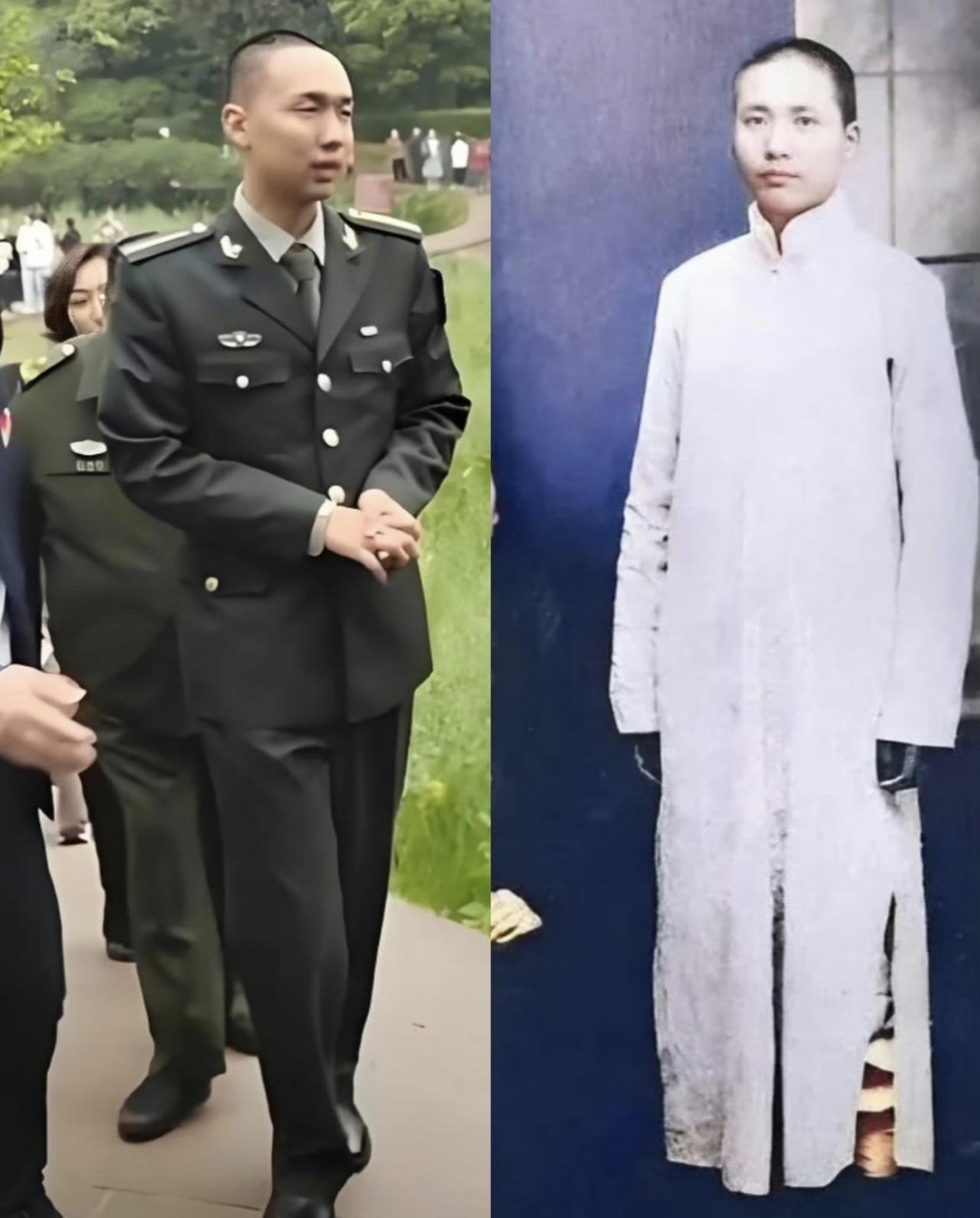 恰同学少年，不愧是伟人的后代，这基因也太强大了吧，这也太像的吧！瞬间泪目了！