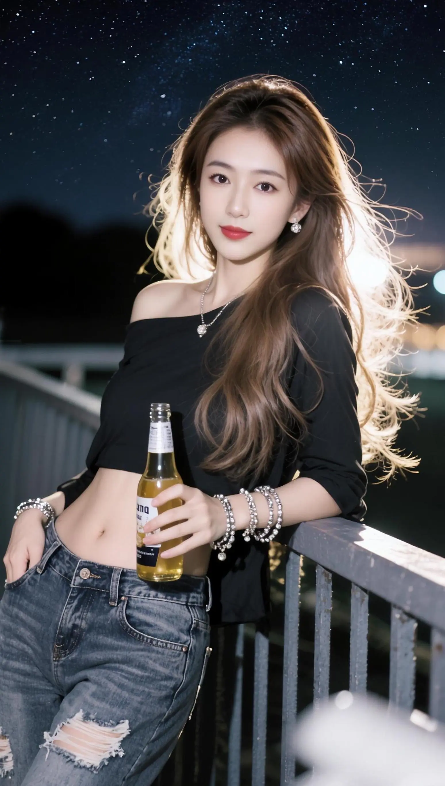 AI夜风情写真