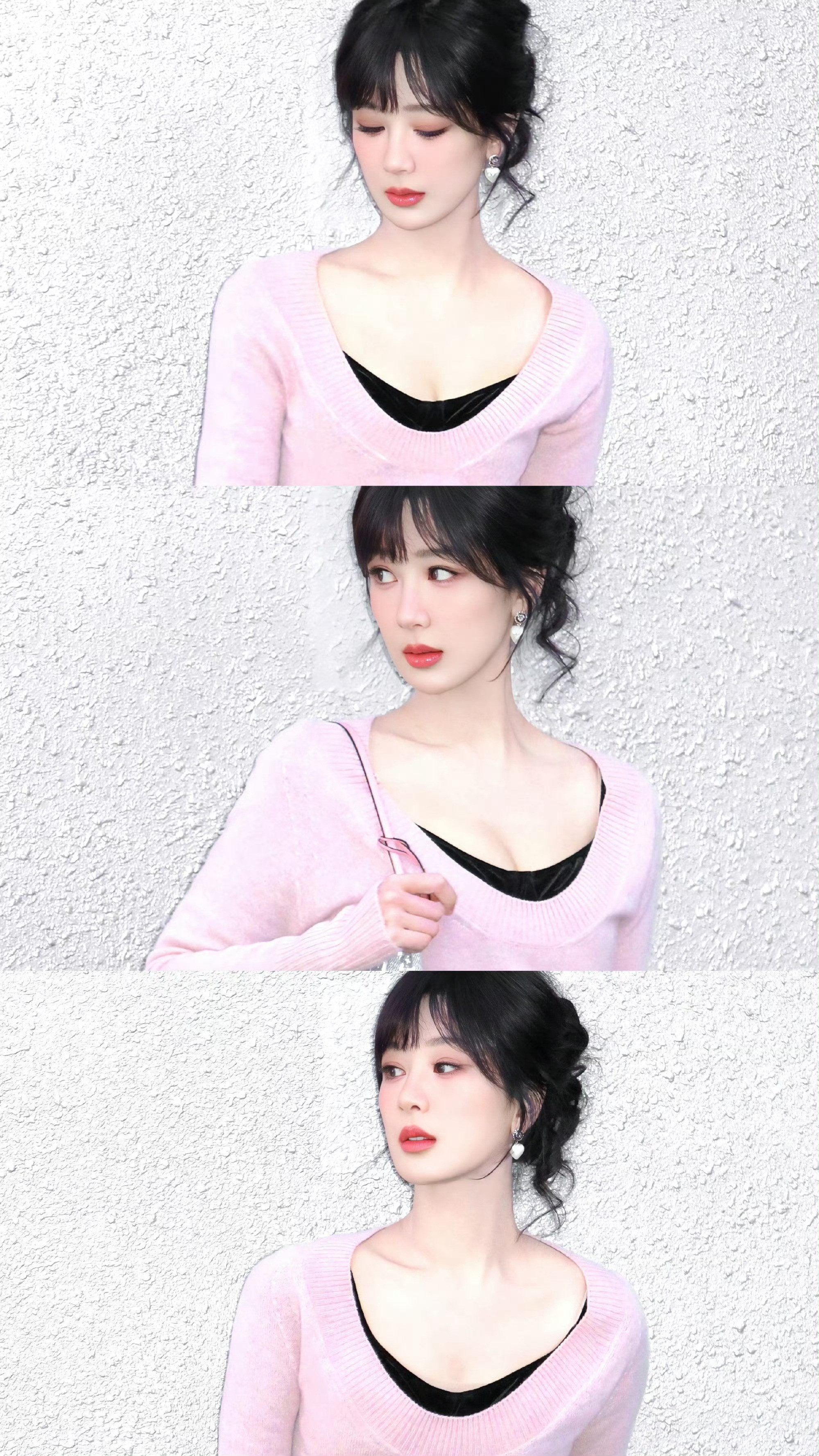 杨紫晒和piupiu合照杨紫录完歌了，是《家业》还是《生命树》华伦公主紫好身材与