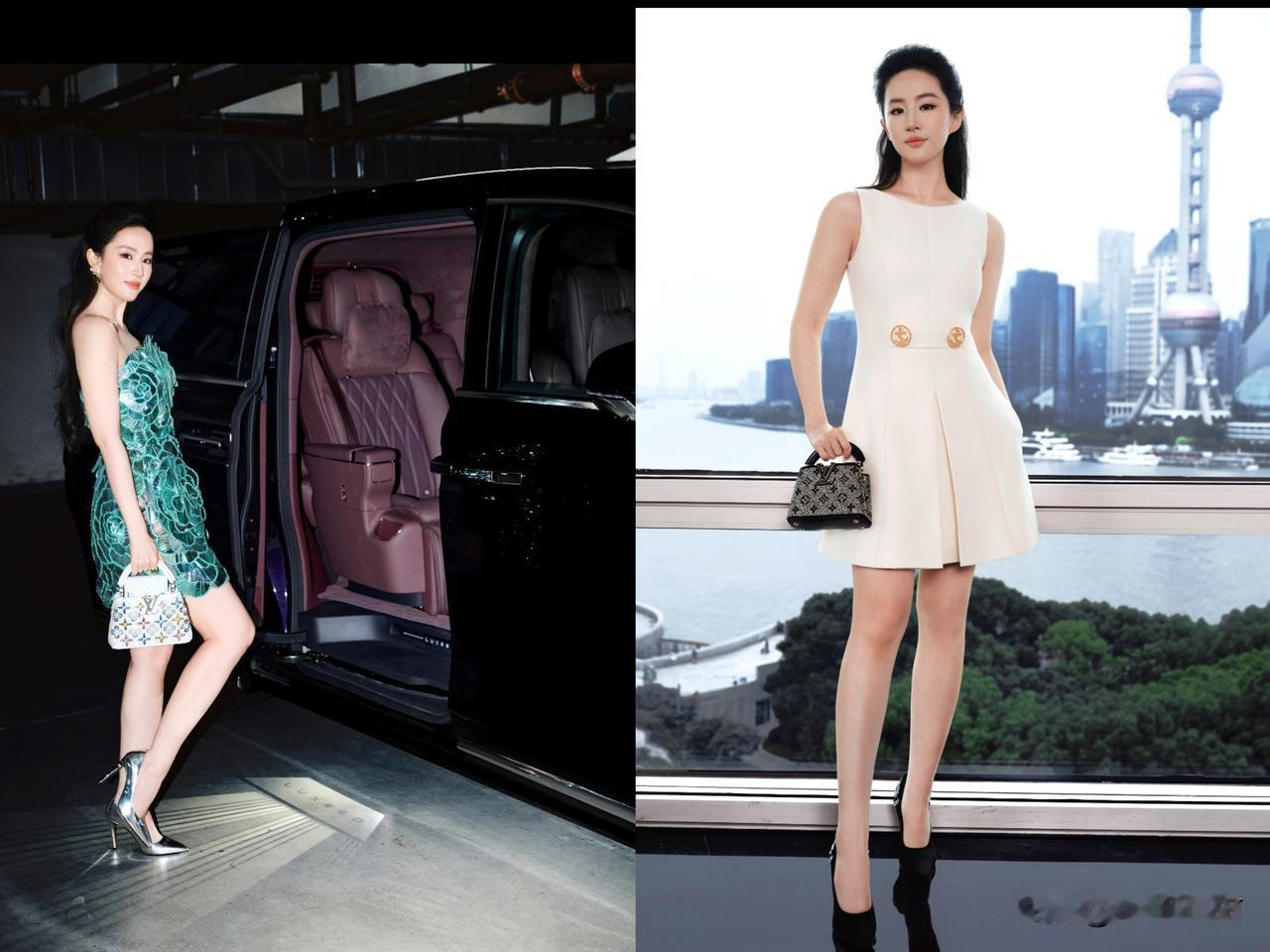 我闺蜜在上海见到了刘亦菲，回来偷偷跟我说：以后别再说刘亦菲是美女了，你是不知