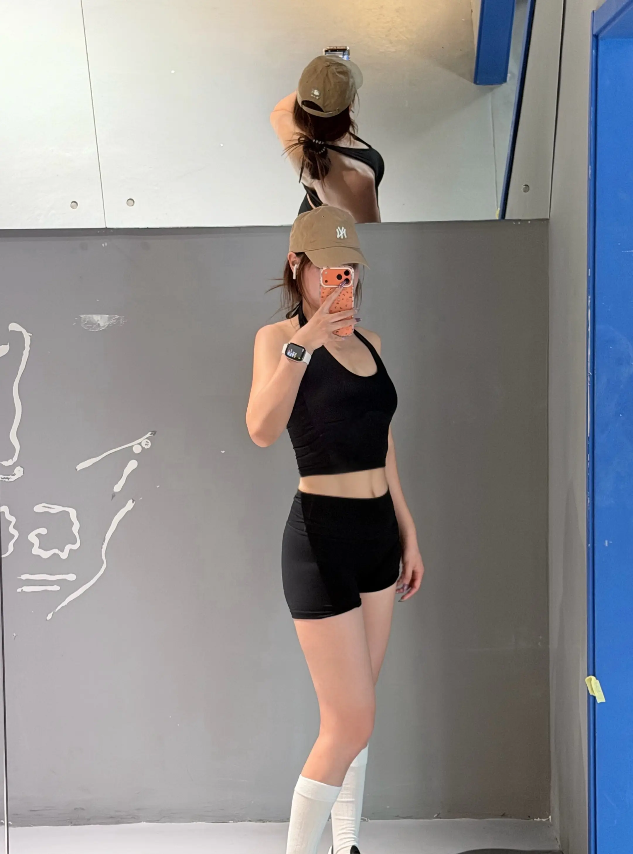 all black.