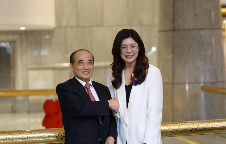 访陆归台郑丽文拜会王金平访陆返台第三天，国民党主席郑丽文今天（15日）上