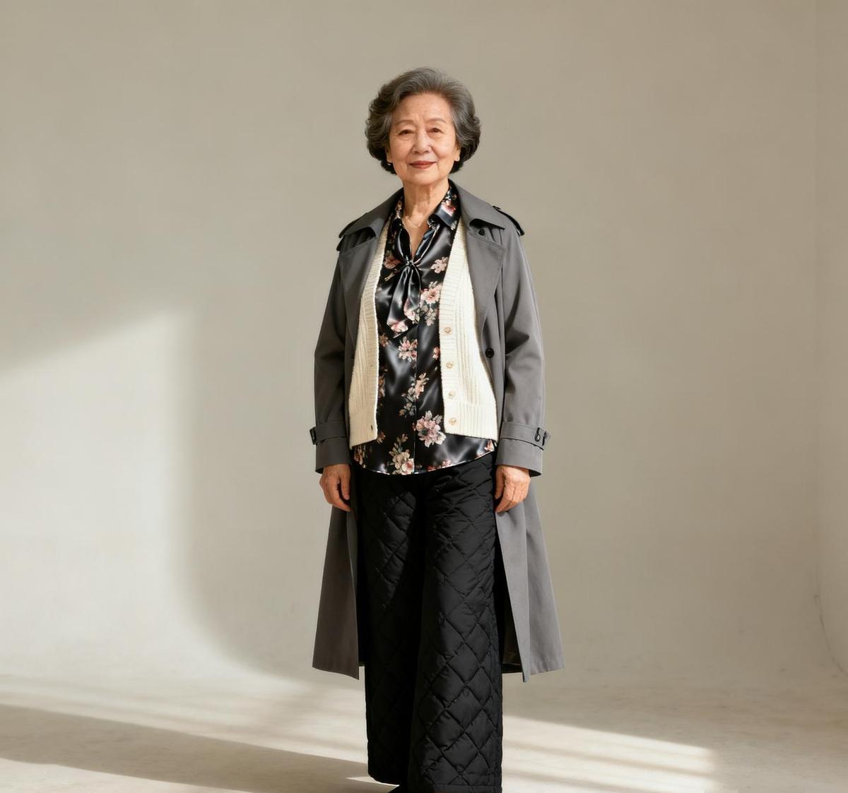 五十岁穿得像五十岁，才叫真高级。不跟风网红款，不硬穿小裙子，舒服才是硬道理。