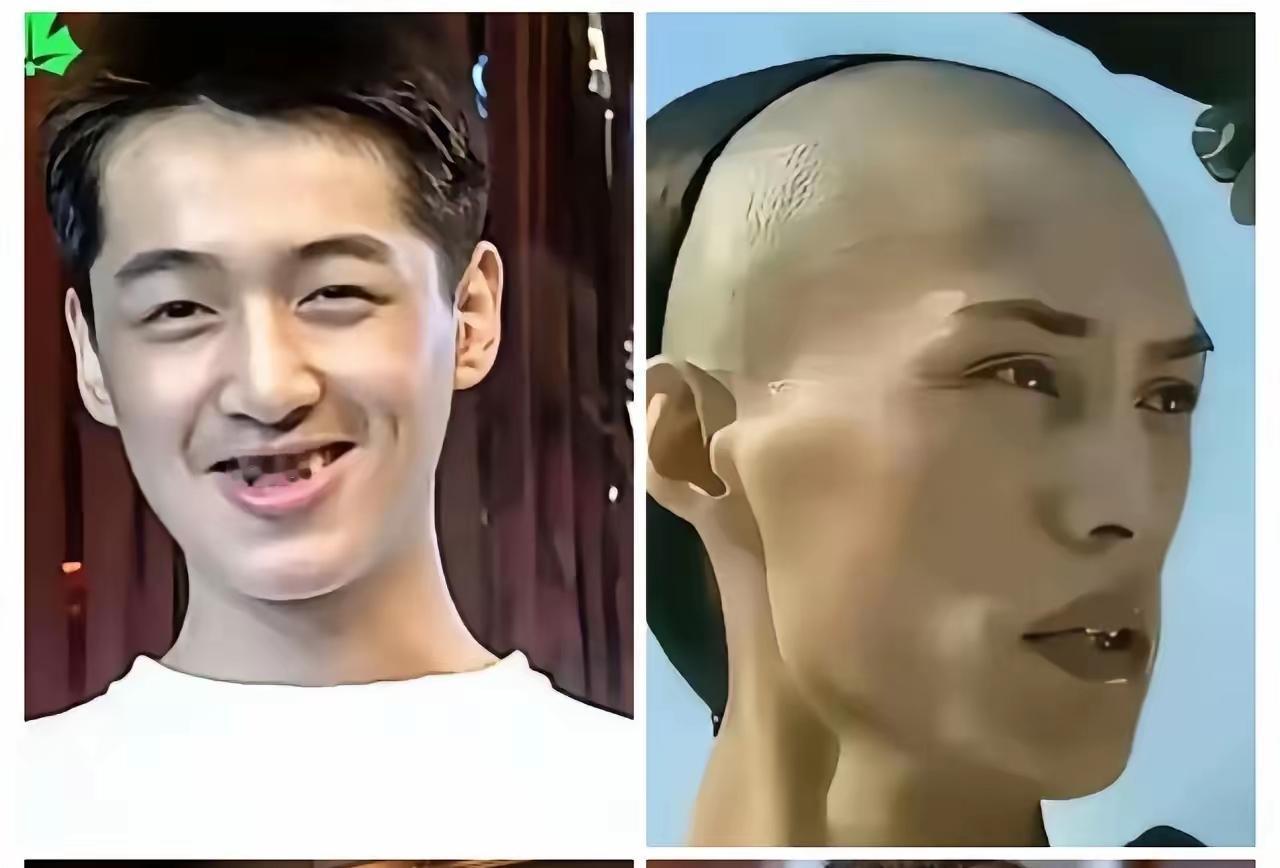 两位大咖最早出道的照片两位是火遍大江南北的影帝，帅哥，男神，好搭档，也是多少女