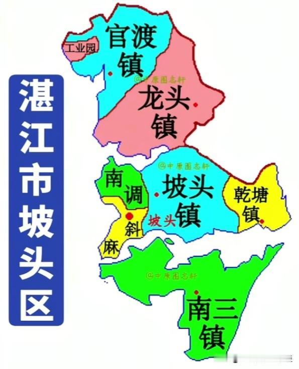 湛江坡头区的经济总量为何比不上遂溪县和廉江市呢？湛江坡头区的地理位置相当优越，毕