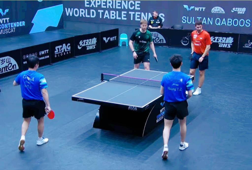 今天关键时刻，林诗栋的手感确实不好！前两局林诗栋/黄友政11-6拿下弗朗西