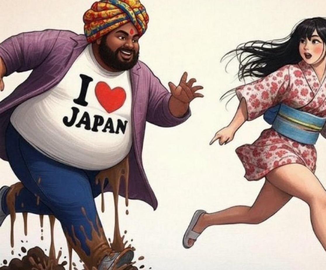 日本用户现在反映，大量印度YouTuber博主涌入日本，跟踪骚扰当地的艺伎和