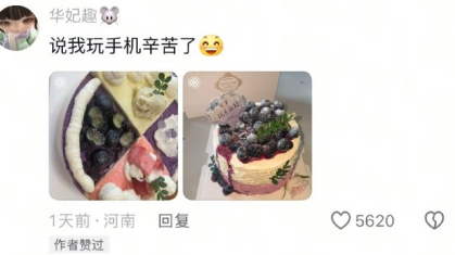 说我玩手机辛苦了