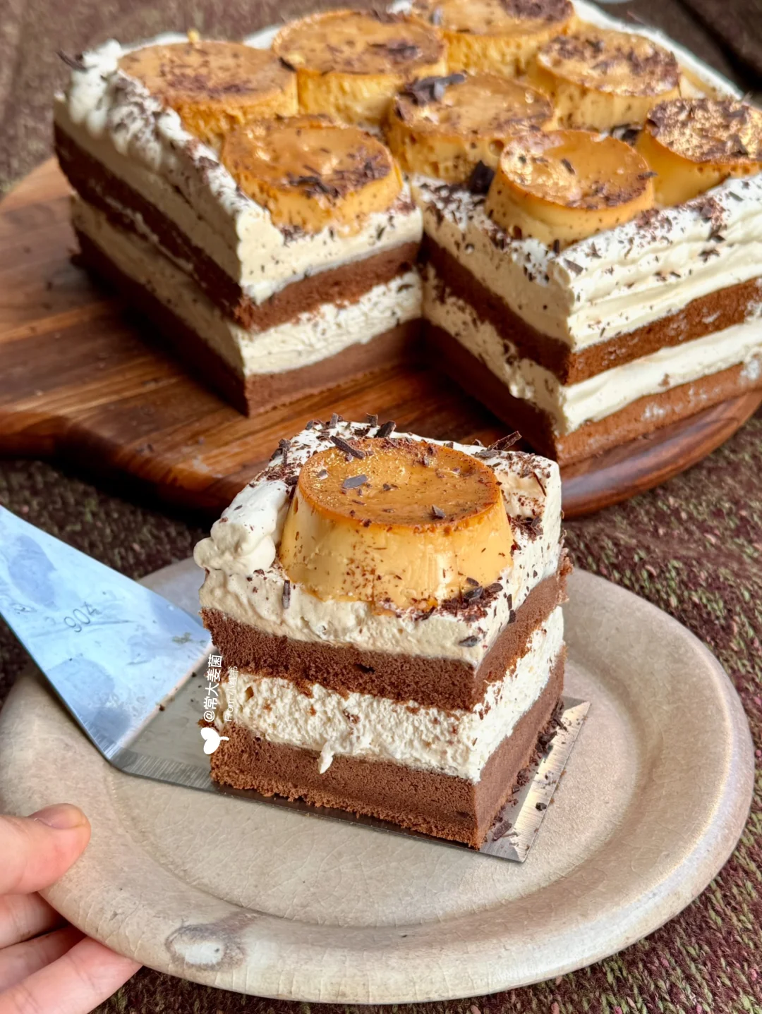 🍮焦糖布丁巧克力蛋糕🍮🍮🍮