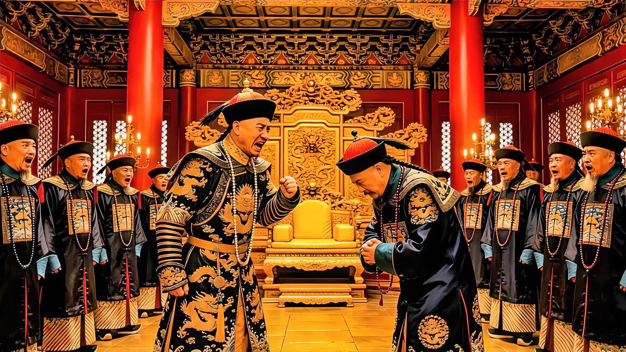 乾隆当众下注：谁能哄朕自愿离开龙椅，赏千亩良田！百官全认输，刘墉7个字逼皇帝离座