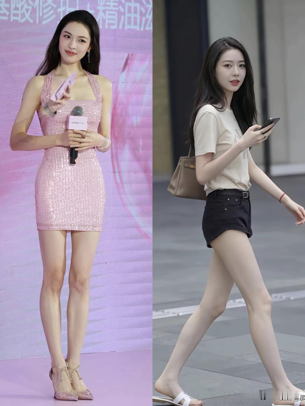 路人和明星的差距一目了然。