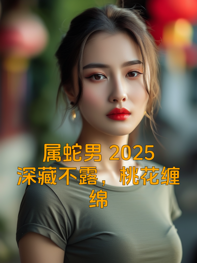 属蛇男2025：深藏不露，桃花缠绵