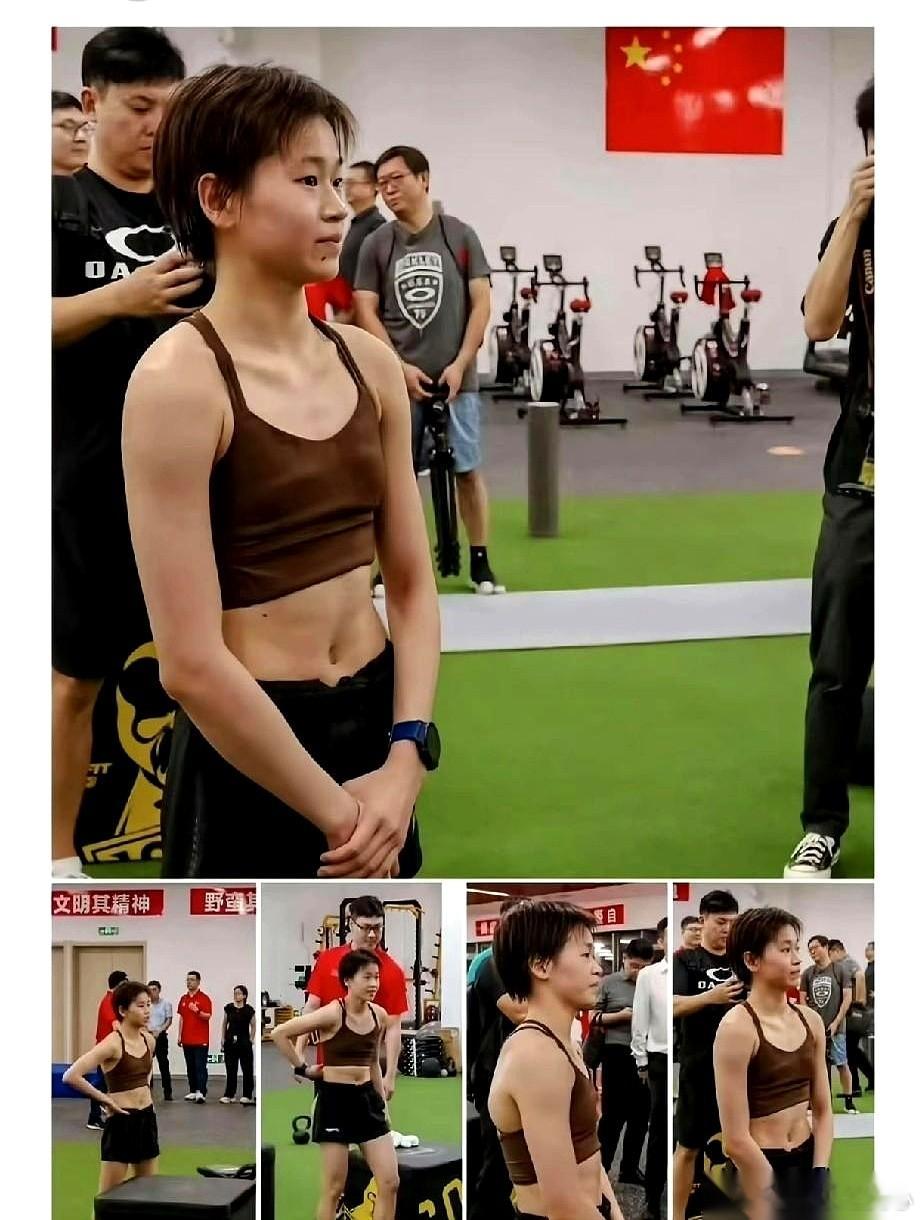 朋友圈刷到全红婵一张训练照，我直接愣在那儿了说实话，我当时盯着那张图看了足足半