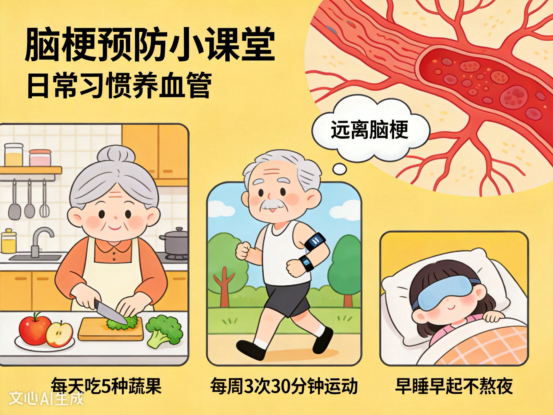 你敢信吗？每天早上睁眼起身的那30秒，居然是你一天里离脑梗最近的时刻。哈工大联合多家医疗机构翻遍了4