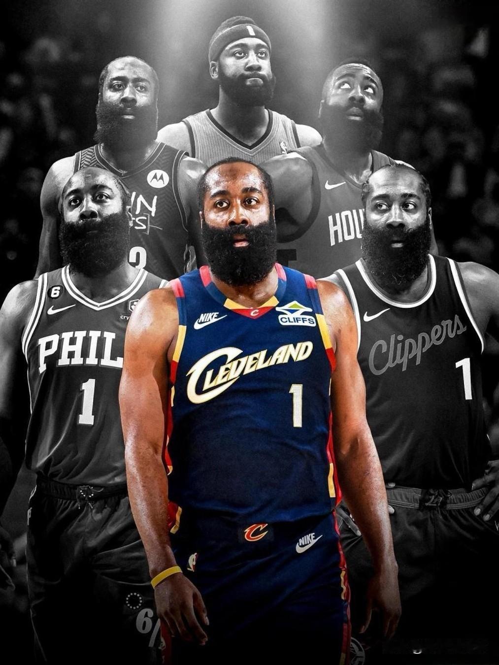 NBA交易截止日重磅炸锅，骑士送走全明星加兰从快船换来35岁哈登，这笔操作震惊联