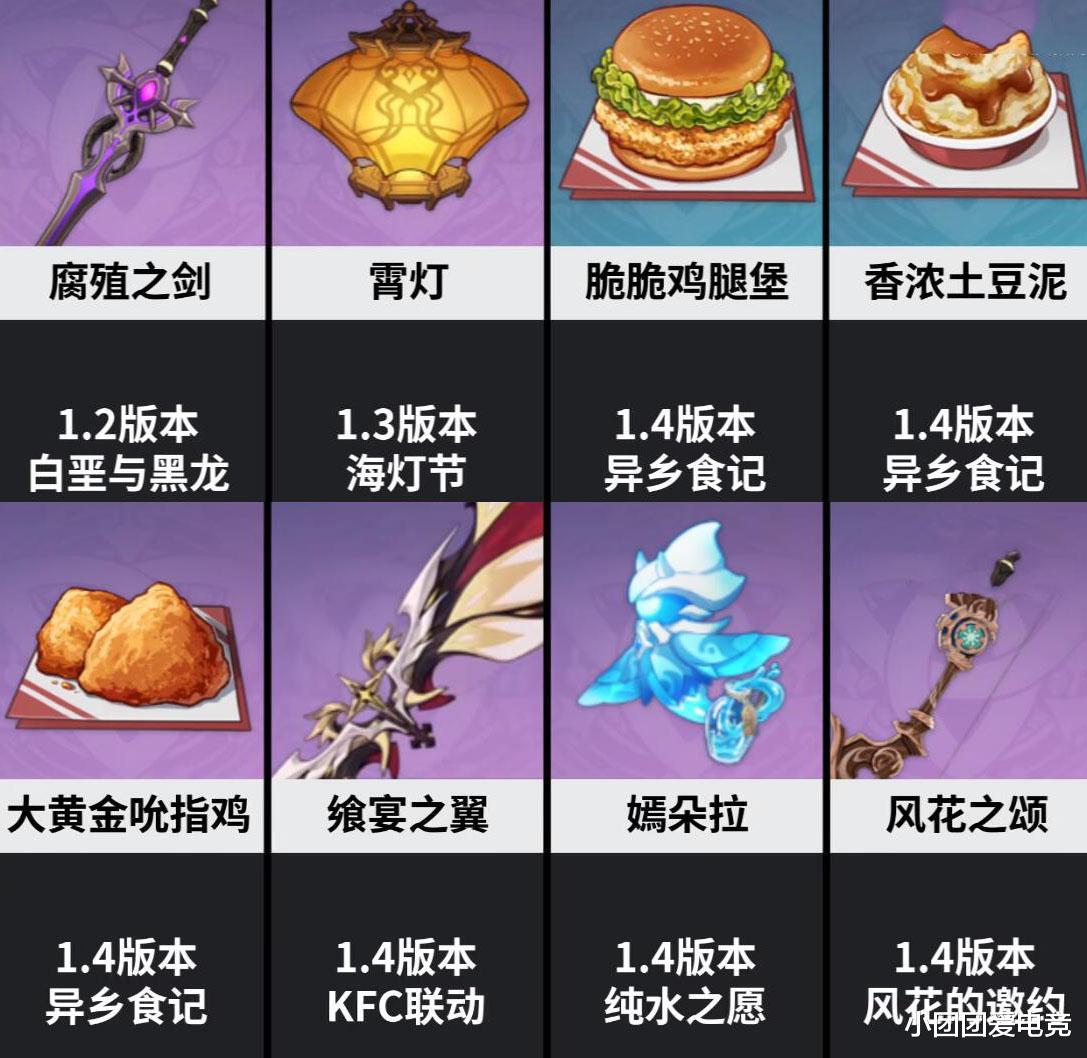 &ldquo;原神&rdquo;开服玩家仓库里的41款绝版道具! 新入坑的玩家羡慕极了!